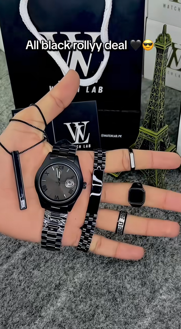 All Black Rolly Deal