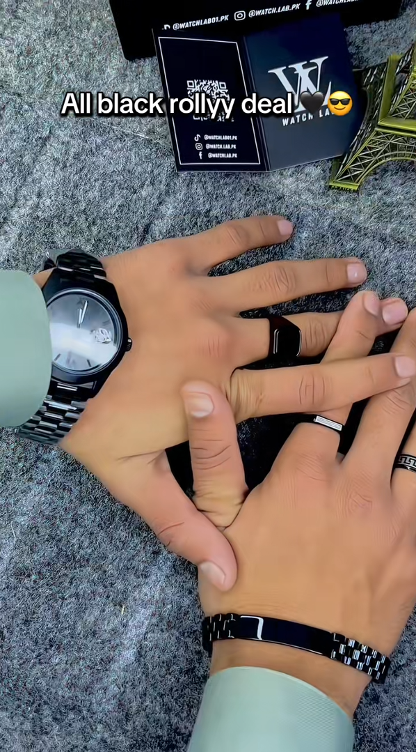 All Black Rolly Deal